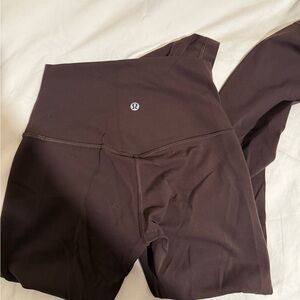 lululemon athletica Brown align leggings